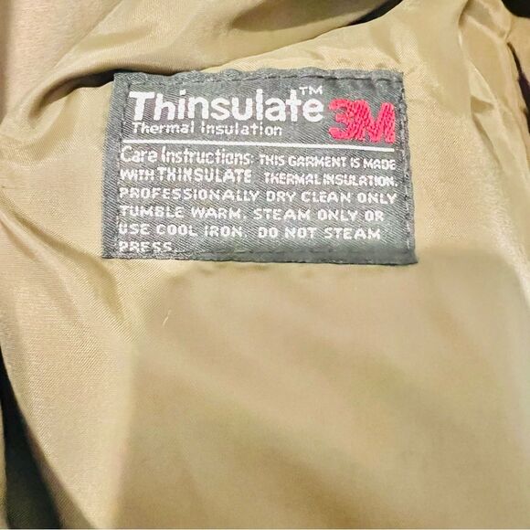 Vintage London Fog Men's Tan Trench Coat Insulated Lining Included Sz. 42 Long - Picture 11 of 12